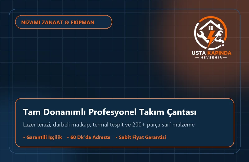 Usta Kapında Nevşehir Profesyonel Takım Çantası ve Teknik Ekipmanlar